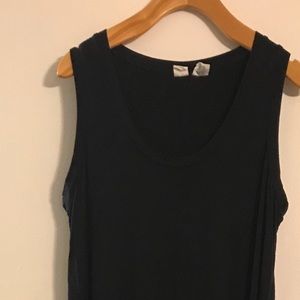 Navy Sleeveless Maxi Dress